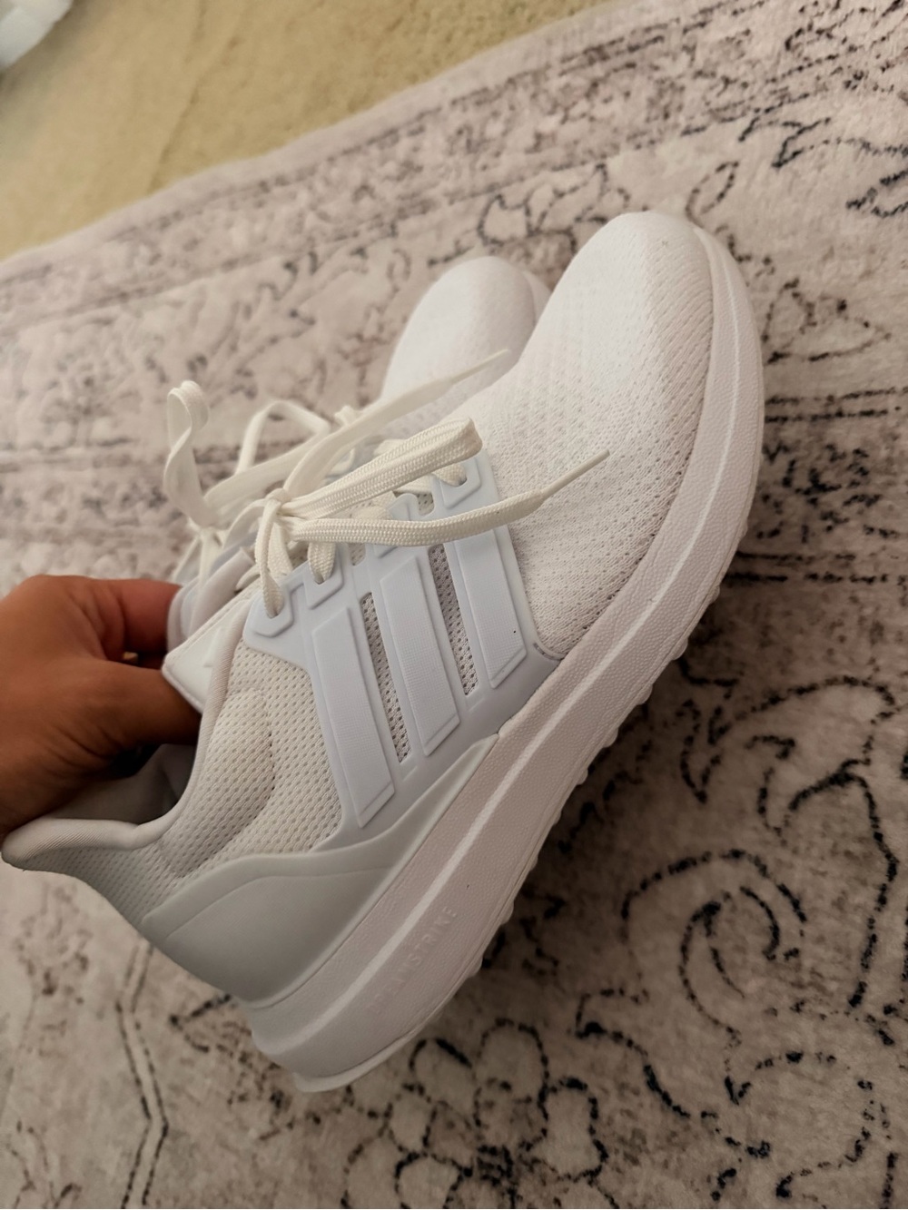 adidas White Women's Lightweight Running Sneakers